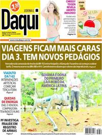 Capa do jornal Jornal Daqui 24/09/2022