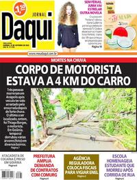 Capa do jornal Jornal Daqui 25/10/2022
