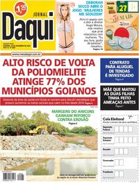 Capa do jornal Jornal Daqui 28/09/2022