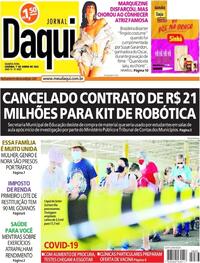 Capa do jornal Jornal Daqui 01/06/2022