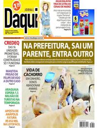 Capa do jornal Jornal Daqui 02/07/2022