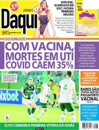 Capa do jornal Jornal Daqui 04/02/2022