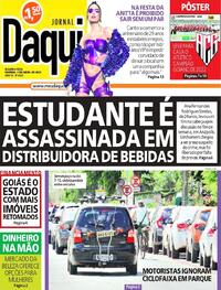 Capa do jornal Jornal Daqui 04/04/2022