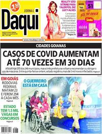 Capa do jornal Jornal Daqui 04/06/2022