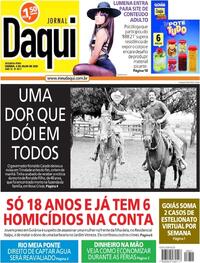 Capa do jornal Jornal Daqui 04/07/2022