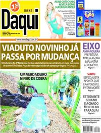 Capa do jornal Jornal Daqui 04/08/2022