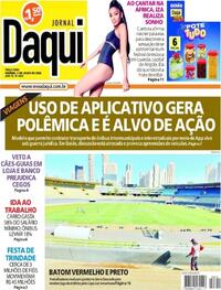 Capa do jornal Jornal Daqui 05/07/2022