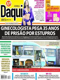Capa do jornal Jornal Daqui 07/04/2022