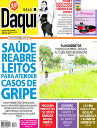 Capa do jornal Jornal Daqui 08/01/2022
