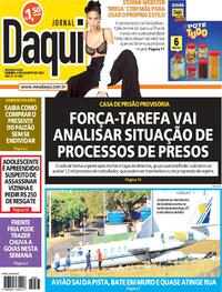 Capa do jornal Jornal Daqui 08/08/2022