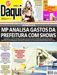 Capa do jornal Jornal Daqui 09/06/2022