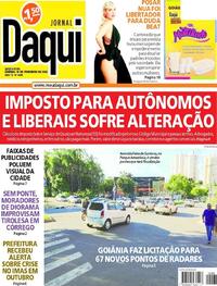 Capa do jornal Jornal Daqui 10/02/2022