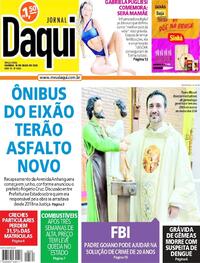Capa do jornal Jornal Daqui 10/05/2022