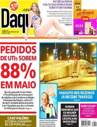 Capa do jornal Jornal Daqui 10/06/2022