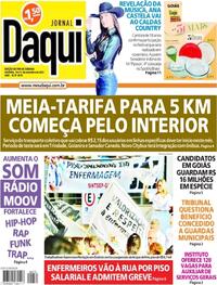Capa do jornal Jornal Daqui 10/09/2022