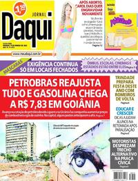 Capa do jornal Jornal Daqui 11/03/2022