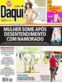 Capa do jornal Jornal Daqui 11/05/2022
