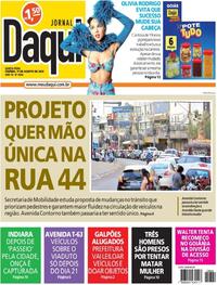 Capa do jornal Jornal Daqui 11/08/2022