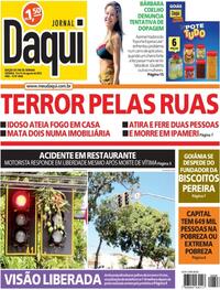 Capa do jornal Jornal Daqui 13/08/2022
