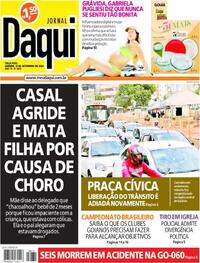 Capa do jornal Jornal Daqui 13/09/2022