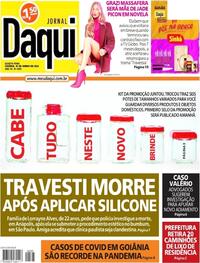 Capa do jornal Jornal Daqui 15/06/2022