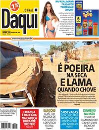 Capa do jornal Jornal Daqui 15/08/2022