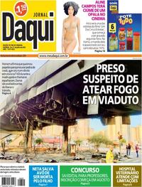 Capa do jornal Jornal Daqui 16/07/2022