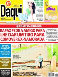 Capa do jornal Jornal Daqui 17/03/2022