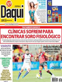 Capa do jornal Jornal Daqui 18/07/2022