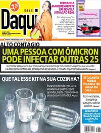 Capa do jornal Jornal Daqui 19/01/2022