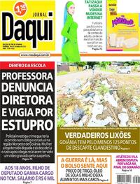 Capa do jornal Jornal Daqui 19/03/2022