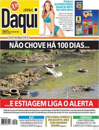 Capa do jornal Jornal Daqui 19/07/2022