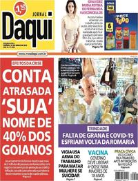 Capa do jornal Jornal Daqui 20/06/2022