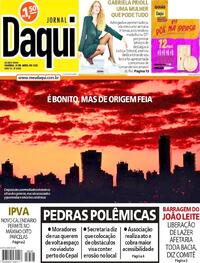 Capa do jornal Jornal Daqui 21/04/2022