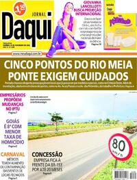 Capa do jornal Jornal Daqui 22/02/2022