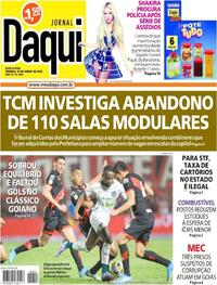 Capa do jornal Jornal Daqui 23/06/2022