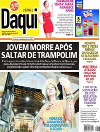 Capa do jornal Jornal Daqui 25/06/2022