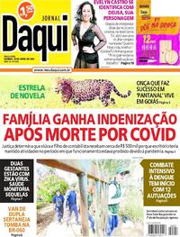 Capa do jornal Jornal Daqui 26/04/2022