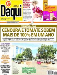 Capa do jornal Jornal Daqui 28/05/2022
