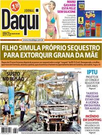 Capa do jornal Jornal Daqui 28/07/2022