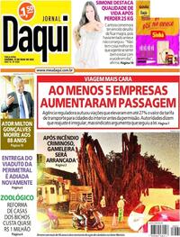 Capa do jornal Jornal Daqui 31/05/2022