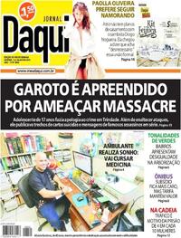 Capa do jornal Jornal Daqui 01/04/2023