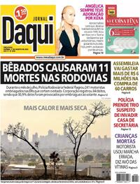 Capa do jornal Jornal Daqui 01/08/2023