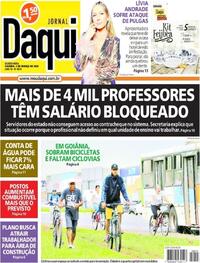 Capa do jornal Jornal Daqui 02/03/2023