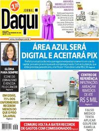 Capa do jornal Jornal Daqui 03/02/2023
