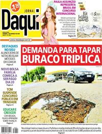 Capa do jornal Jornal Daqui 03/03/2023