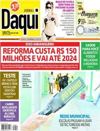Capa do jornal Jornal Daqui 03/05/2023