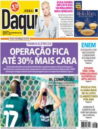 Capa do jornal Jornal Daqui 03/11/2023