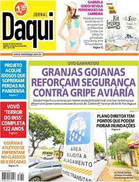Capa do jornal Jornal Daqui 04/02/2023