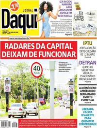 Capa do jornal Jornal Daqui 04/04/2023